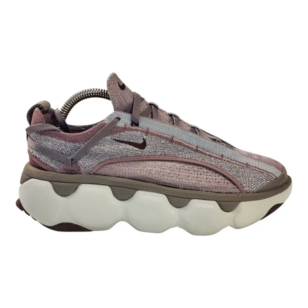NIKE Shoes FLYKNIT BLOOM Womens Size 9 Taupe Grey Running Sneaker FD2149-200